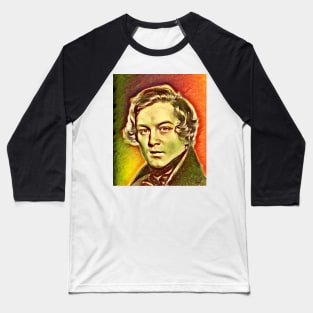 Robert Schumann Snow Portrait | Robert Schumann Artwork 14 Baseball T-Shirt